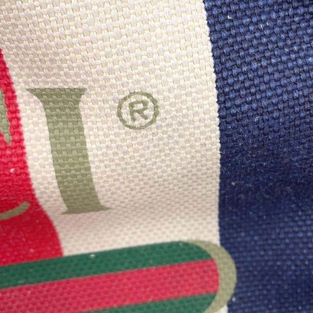 Gucci Backpack Drawstring Canvas Bag - Picture 6 of 7
